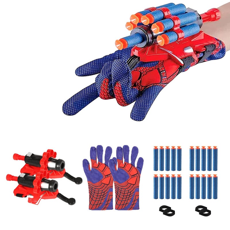 Vinciph 2Pcs Soft Missile Launcher Set for KidsHero RolePlay ToyDIY Roleplay Outdoor Fun Adjustable Strap Durable Design Safe for Kids Adults - Image 3