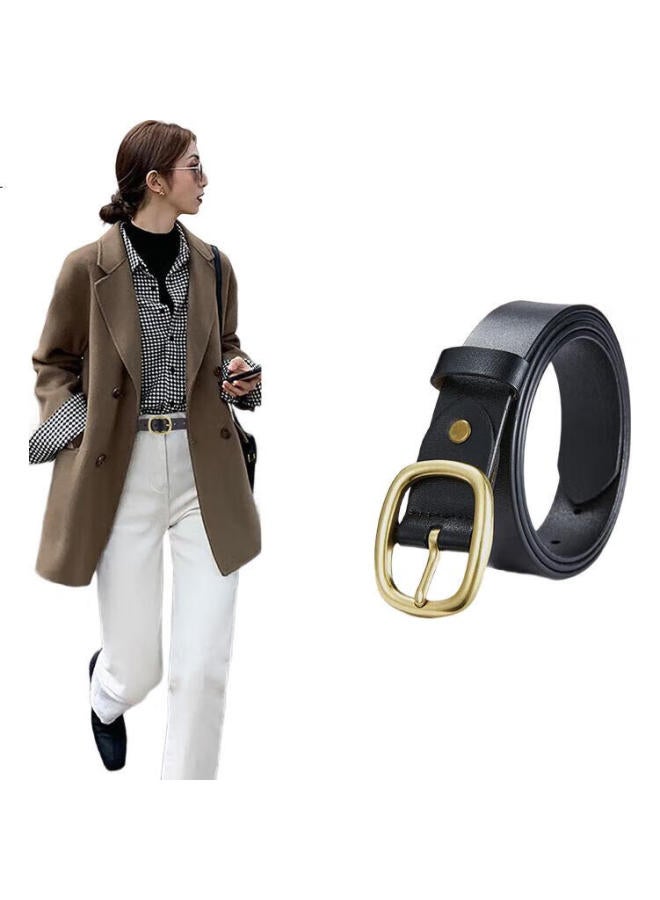 Red Dragonfly Leather Belt For Women, Fashionable Pin Buckle, Slim Waist, Gift For Girlfriend, Wife, Or Mother, Birthday Present - Image 3