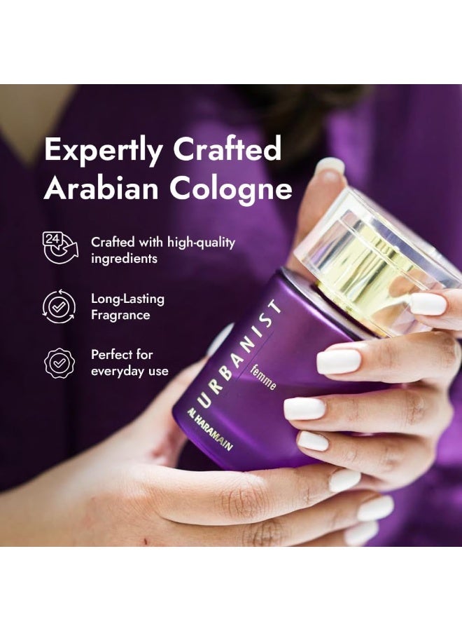 الحرمين مؤسسة الحرمين الحضرية | عطر نسائي | عطر يدوم طويلاً | المسك، العنبر الملاحظات | ماء عطر | الاستخدام اليومي والهدايا لها | عطر نسائي مميز | 100 مل - Image 5