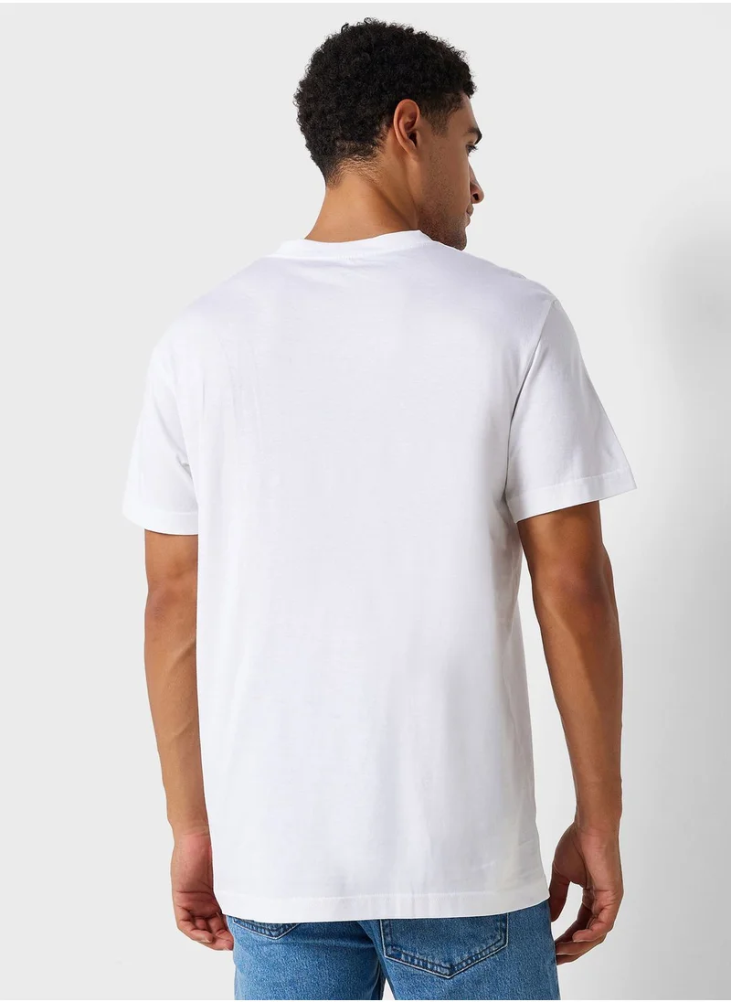 Calvin Klein Jeans 2 Pack Monogram Crew Neck T-Shirt