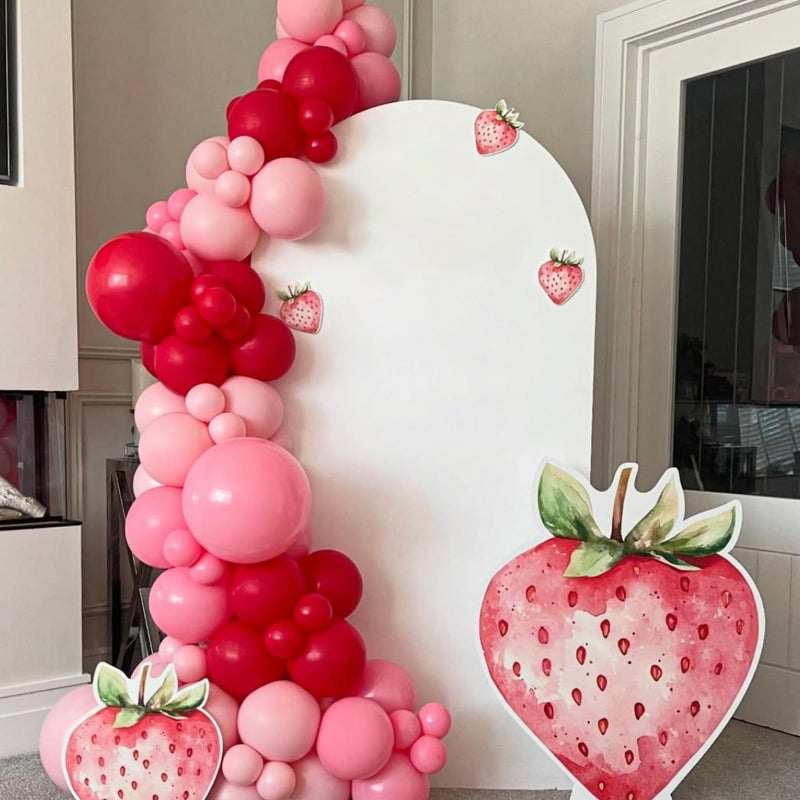 Ymsz Red And Pink Balloons Arch Kit  Valentines Balloons Arch 134Pcs Pink And Red Balloon For Birthday  Valentines  Anniversary Party Decorations - Image 4