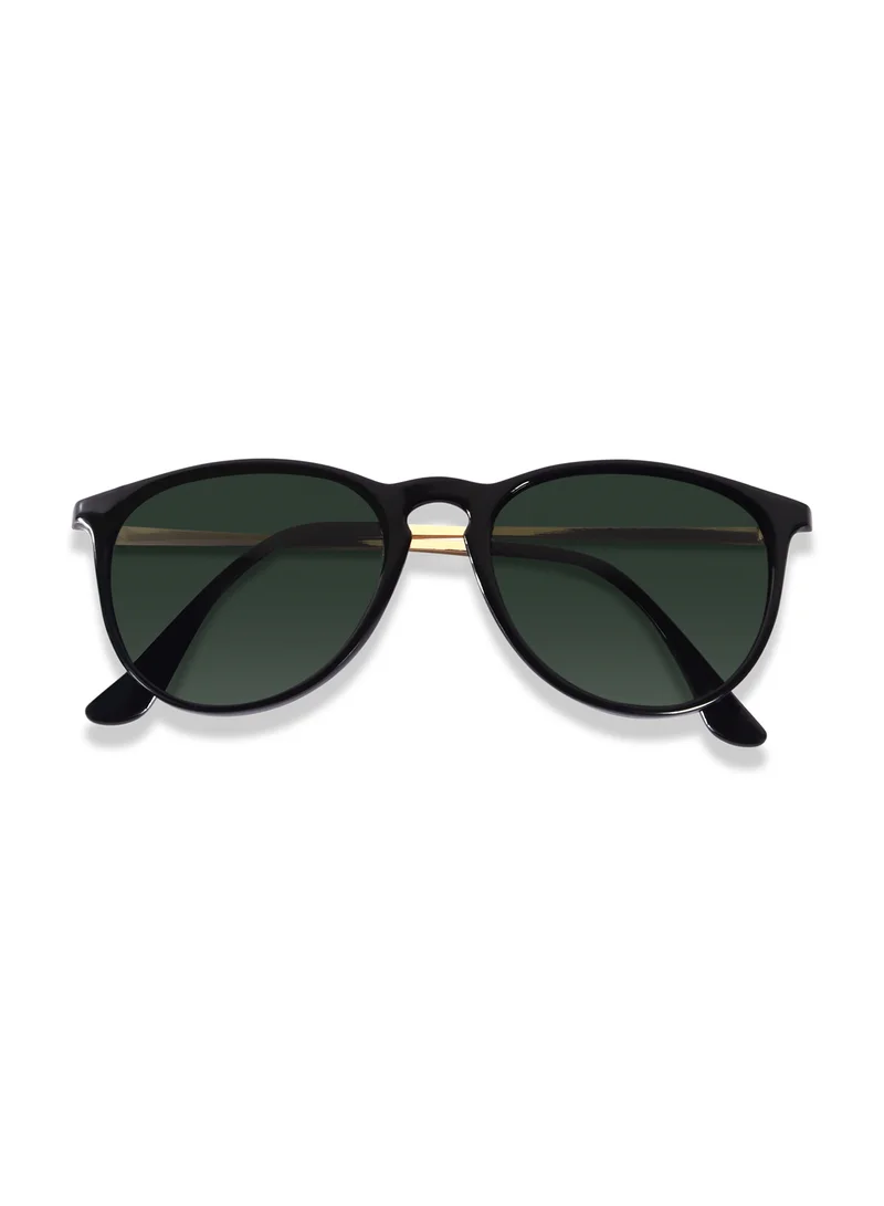 Woggles Stylsih Polarized Clubmaster Sunglasses|100% UV Protected| Men & Women
