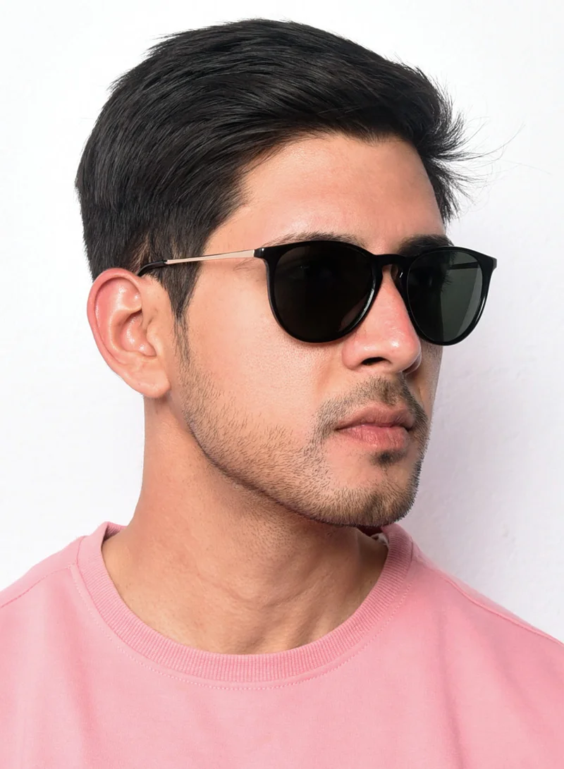 Woggles Stylsih Polarized Clubmaster Sunglasses|100% UV Protected| Men & Women