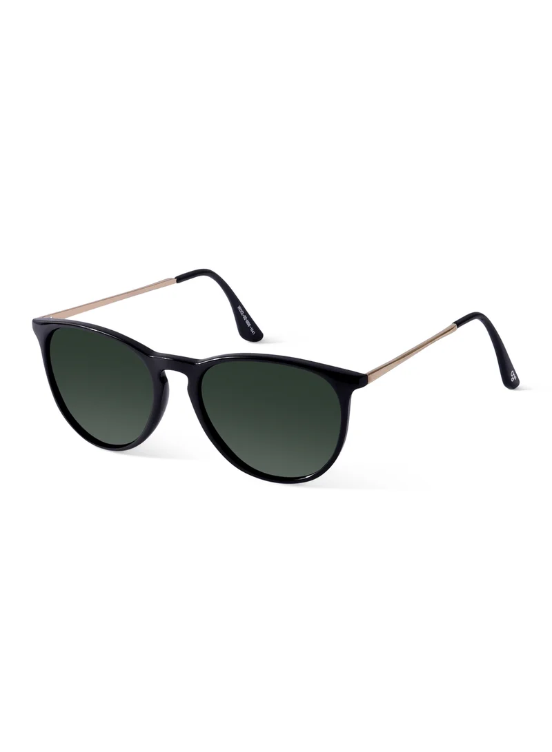 Woggles Stylsih Polarized Clubmaster Sunglasses|100% UV Protected| Men & Women