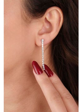 Riton Psgt special Zirconium Stone Gold/Silver Plated Earring Evening Dress Suit Set  - Image 3