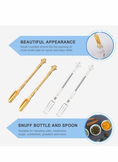 Excefore Mini Shovel Spoon Spatula Medicine Spoon Gifts for Women 4pcs  - Image 4