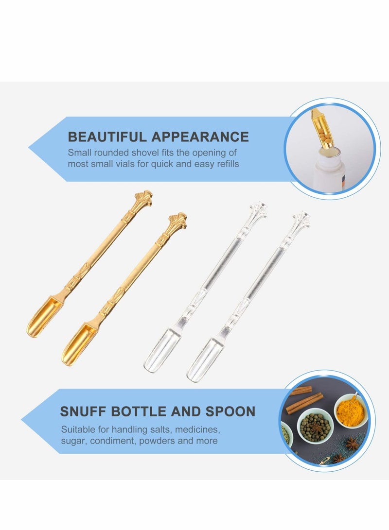 Excefore Mini Shovel Spoon Spatula Medicine Spoon Gifts for Women 4pcs - Image 4