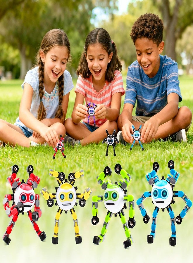 ASIOWELY 3 PCS Easter Basket Stuffers Transformable Fidget Spinners Toys for Kids and Adults Stress Relief Autism Sensory Toy for Boys Girls Teens Cool Fingertip Gyros Birthdays Gifts for Travel Toys - Image 4