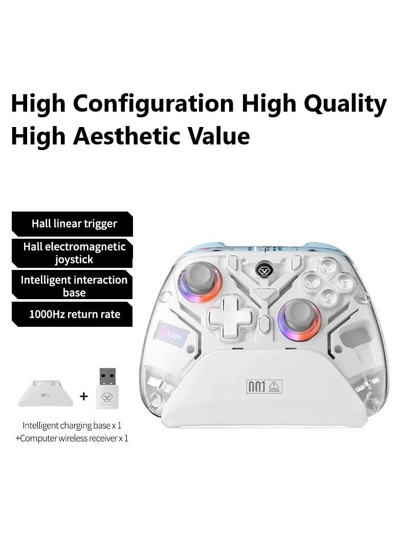Aolion K10 Gaming Controller With Charging Dock RGB Wireless Gamepad Hall Effect Joystick Trigger For Nintendo Switch/PC/Phone  - Image 2