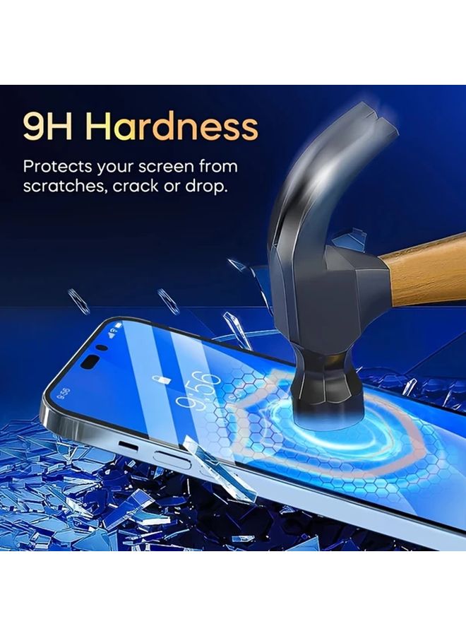 حامي شاشة زجاجي مقوى للخصوصية لهاتف iPhone 15 Pro - مضاد للتجسس وسهل التركيب - Image 5