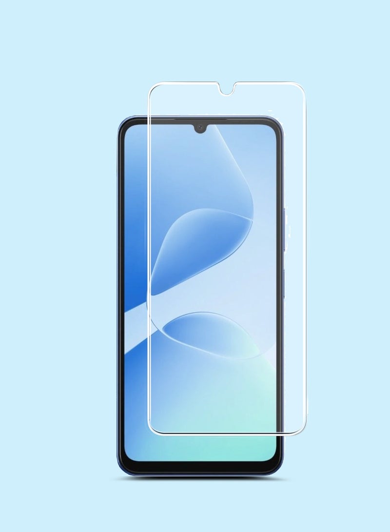 GMAX Infinix Hot 60i 5G 2025 GMAX Premium Series Curved Edges 9H 2.5D Tempered Glass Screen Protector - Clear - Image 1