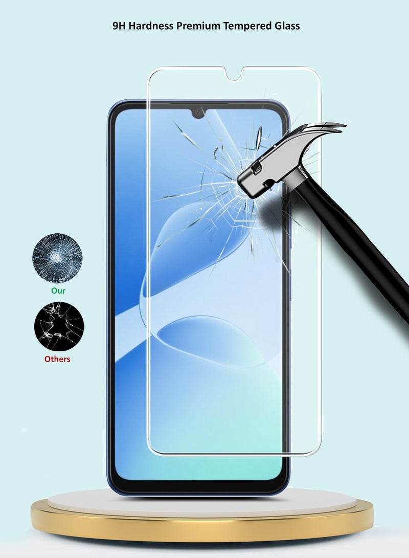 GMAX Infinix Hot 60i 5G 2025 GMAX Premium Series Curved Edges 9H 2.5D Tempered Glass Screen Protector - Clear - Image 3