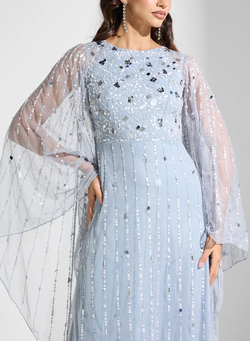 اميليا روز Sequin Embellished Dress