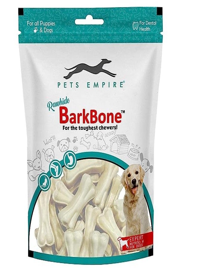 Pets Empire Rawhide Bones for Dogs 8 Inches (4Pcs) | Rawhide Pressed Chew Stick Young Adult Dog Treat & Dog Food | Dog Treats for All Breed Sizes Dogs - Image 1
