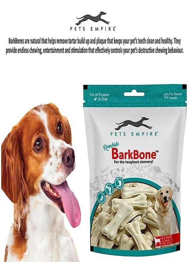 Pets Empire Rawhide Bones for Dogs 8 Inches (4Pcs) | Rawhide Pressed Chew Stick Young Adult Dog Treat & Dog Food | Dog Treats for All Breed Sizes Dogs - Image 2