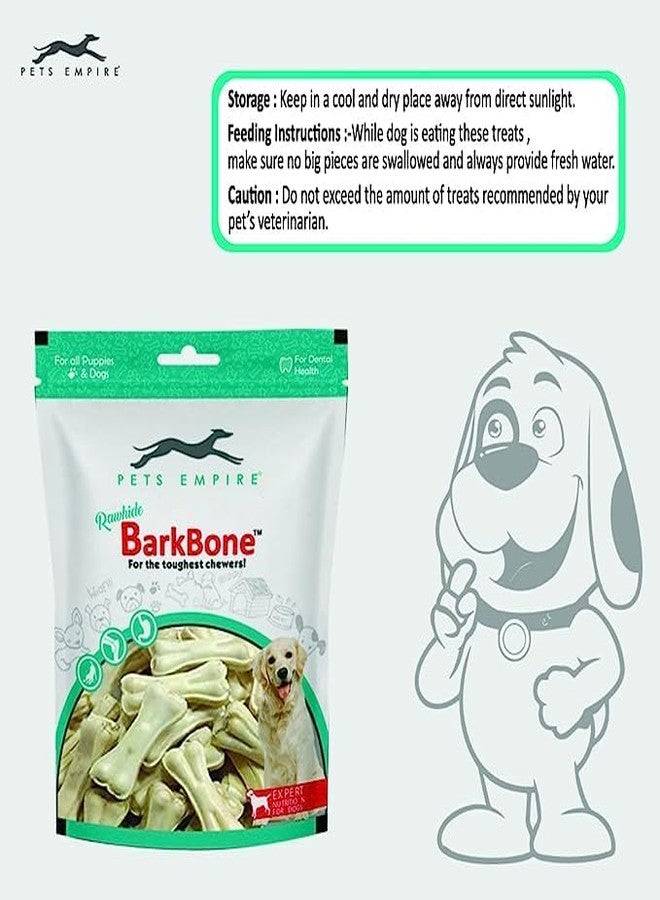 Pets Empire Rawhide Bones for Dogs 8 Inches (4Pcs) | Rawhide Pressed Chew Stick Young Adult Dog Treat & Dog Food | Dog Treats for All Breed Sizes Dogs - Image 4
