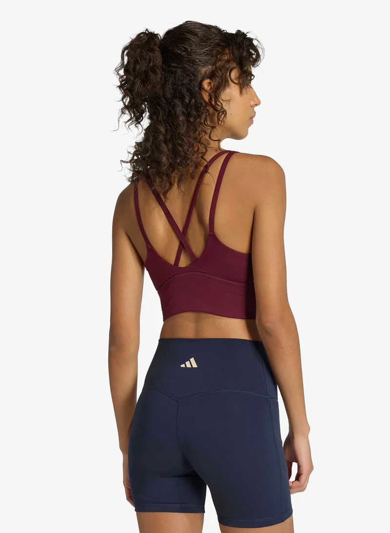 اديداس 3 Stripes Studio All Me Light Support Bra