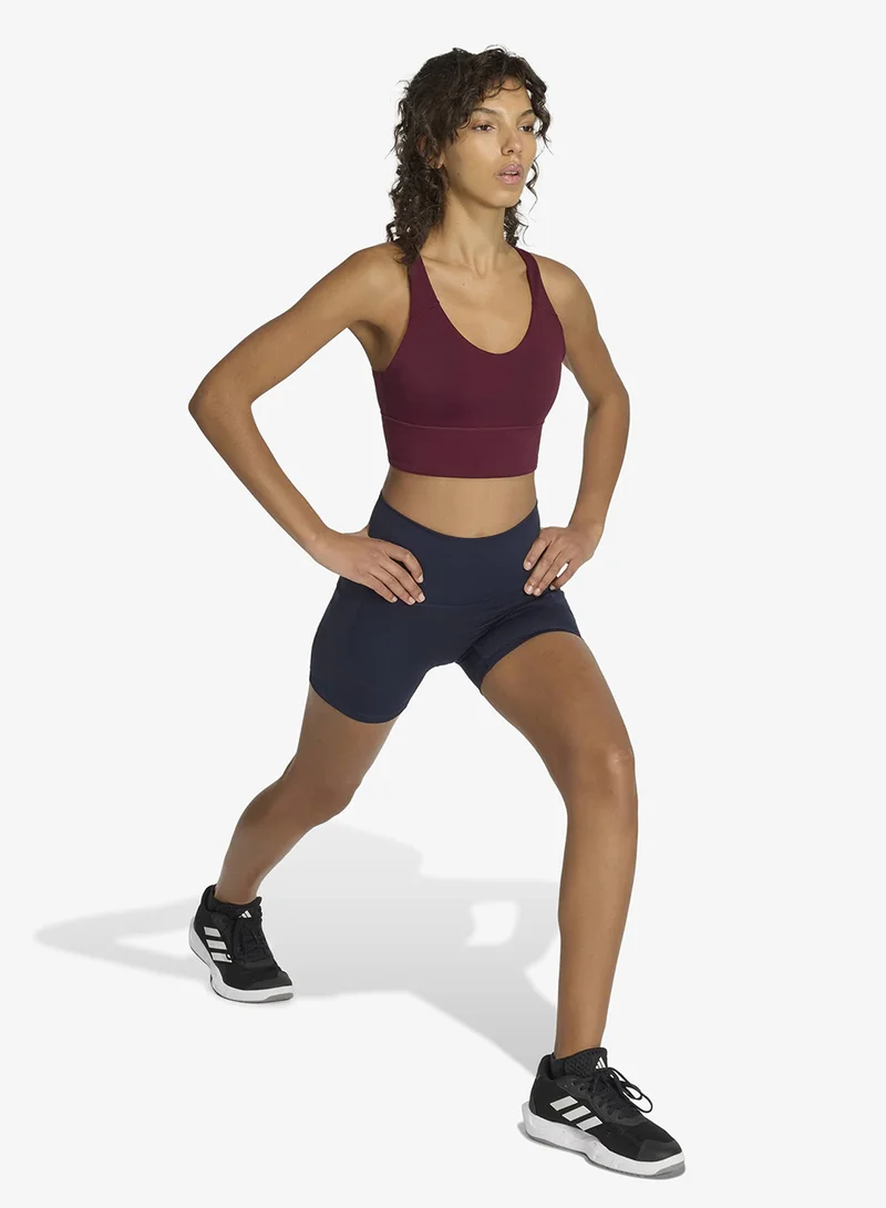 Adidas  3 Stripes Studio All Me Light Support Bra for Women | Best Price UAE