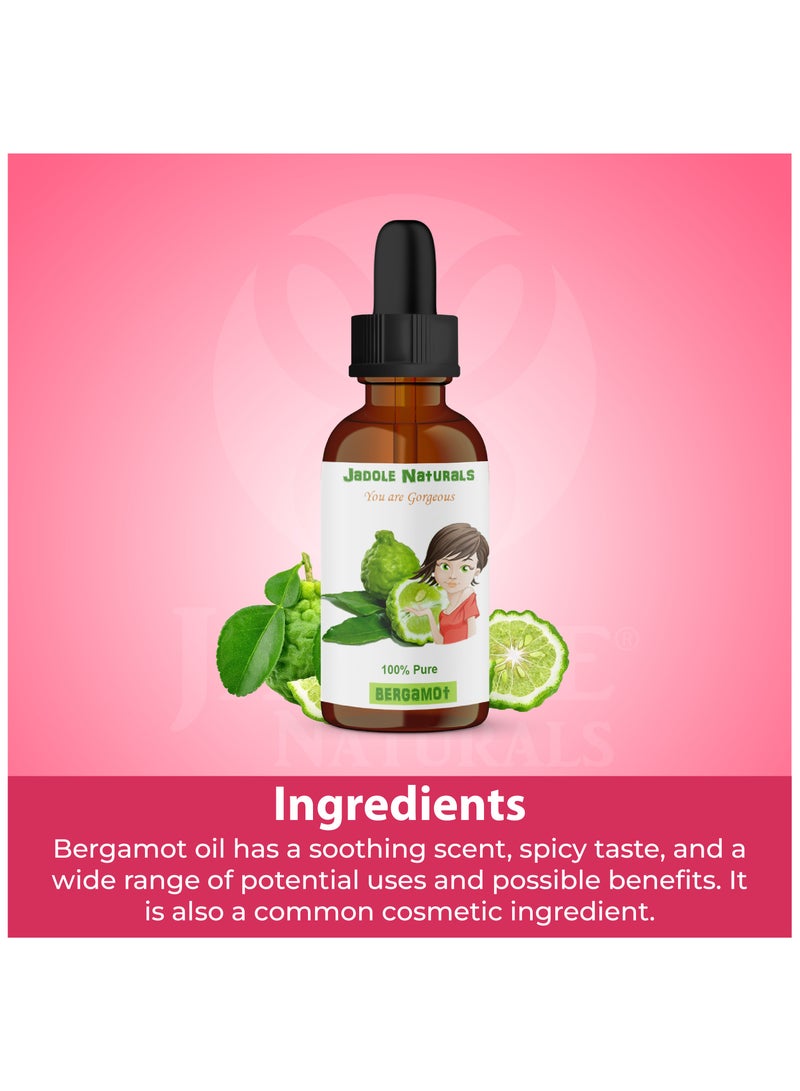 جادول ناتشورالز زيت البرغموت العطري - 30 مل، يدعم البشرة والعناية بالشعر وتخفيف التوتر والعلاج بالروائح - Image 4