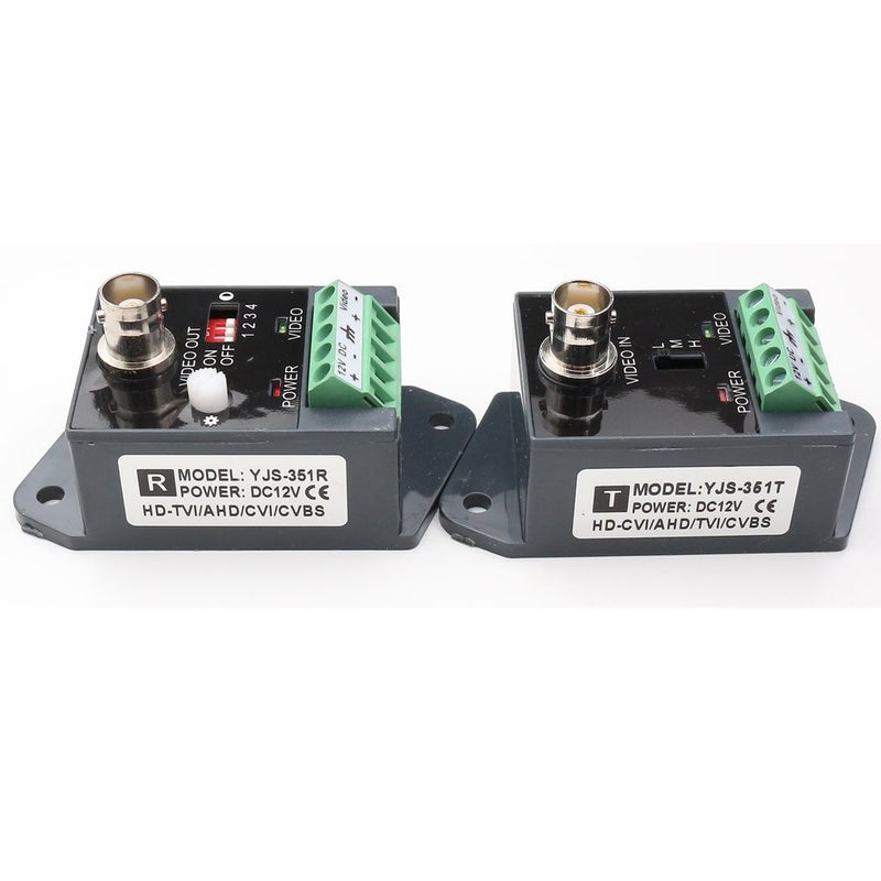 ANHAN Active Video balun UTP Video Transceiver with HD-CVI-TVI-AHD-CVBS Effective Distance 1800M 1 Pack - Image 4