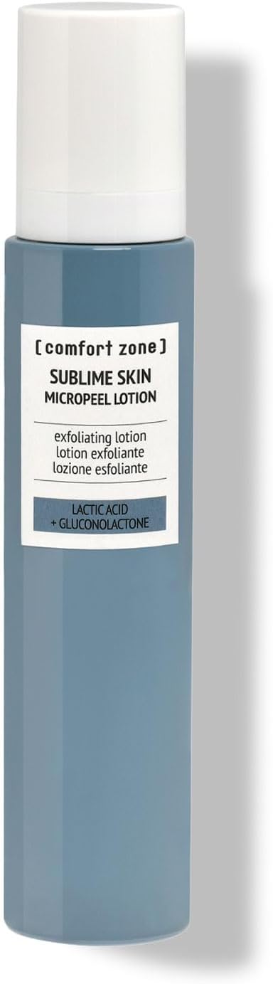 Comfort Zone Sublime Skin Micropeel Lotion 100ml Daily Face Exfoliating Brightening Smoothing Vegan White 12199