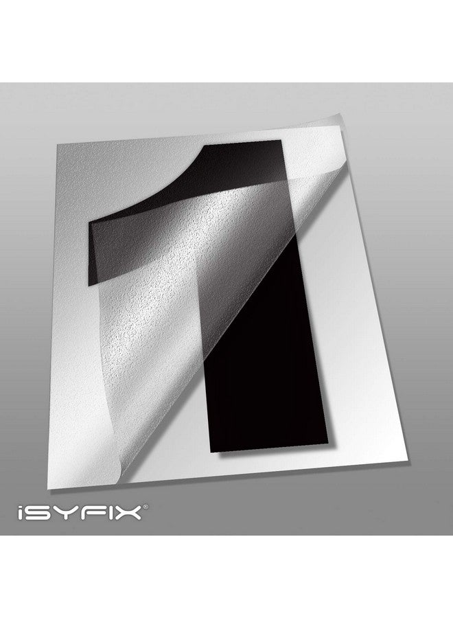 iSYFIX iSYFIX Black Vinyl Number 1 (One) Stickers - 6 Pack 6 inch Self Adhesive - Decal Die Cut & Pre-Spaced for Mailbox, Signs, Window, Door, Cars, Trucks, Home, Business, Address Number, Indoor & Outdoor  - Image 5