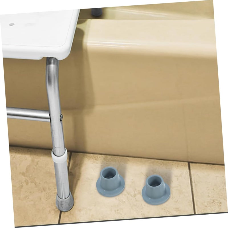 Bathtub Chair Feet: 28.6mm Grey Non-slip Replacement Feet - Rubber Shower Chair Feet for Bathroom Safety Accessories - Image 5