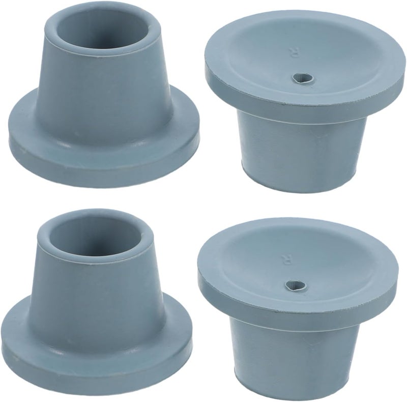 Bathtub Chair Feet: 28.6mm Grey Non-slip Replacement Feet - Rubber Shower Chair Feet for Bathroom Safety Accessories - Image 1