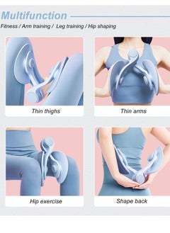 SYOSI Pelvic Floor Muscle Trainer, Postpartum Repair Leg Clamp Kegel Slimming and Shaping Trainer Men Women Stovepipe Beauty Leg Device (Blue)  - Image 4