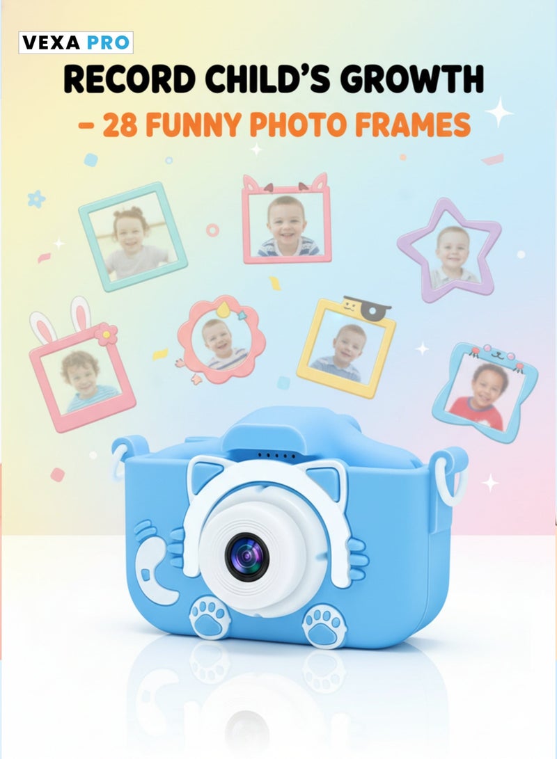 vexa pro Kids Digital Camera 20MP Dual Lens Mini Camera for Kids 2.0 Inch Screen Video Camcorder, Selfie Camera Toy Gift for Boys and Girls - Image 5