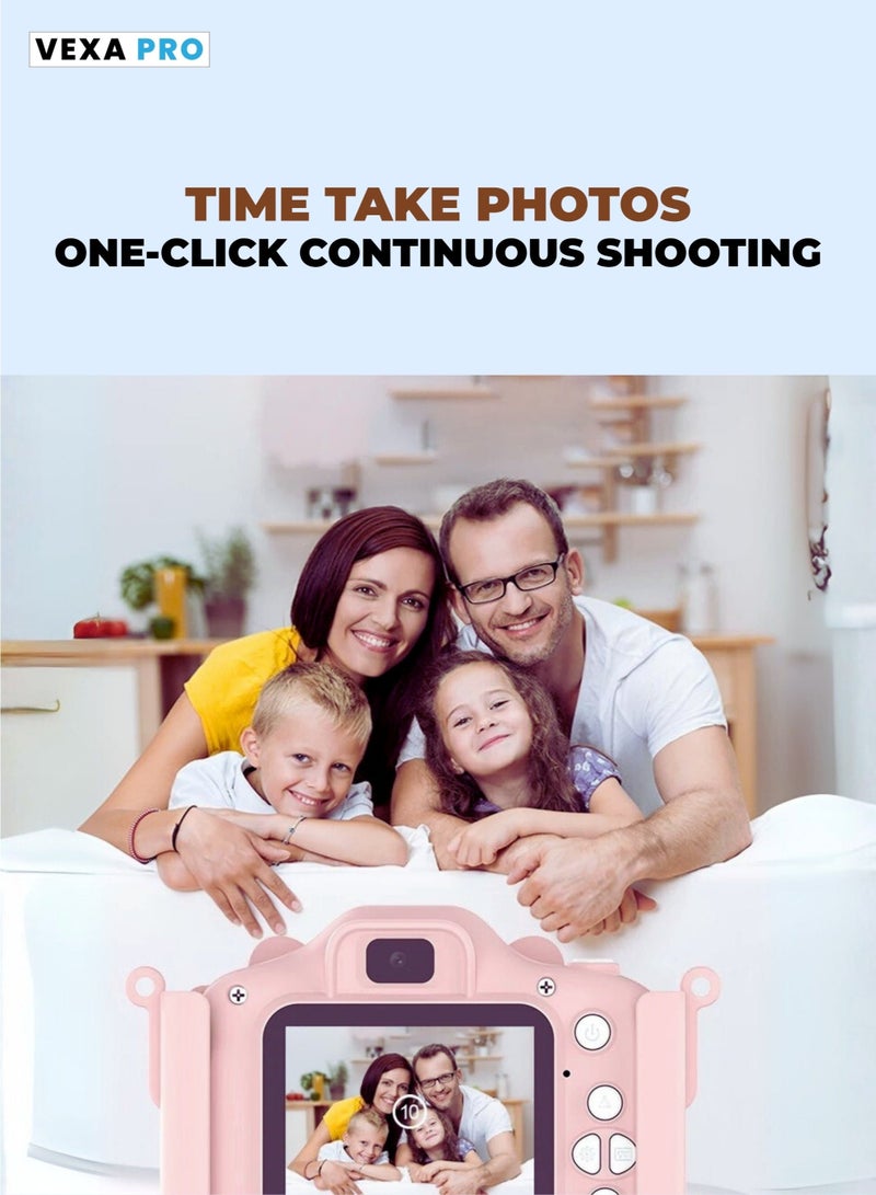 vexa pro Kids Digital Camera 20MP Dual Lens Mini Camera for Kids 2.0 Inch Screen Video Camcorder, Selfie Camera Toy Gift for Boys and Girls - Image 3
