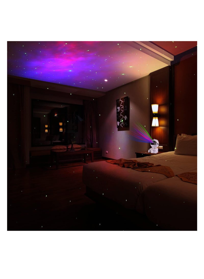 Cool Baby COOLBABY Galaxy Projector Starry Sky Projector Galaxy Lamp Children's Bedroom Ceiling Playroom Decorative Night Light Mini Cute with Remote Control Sky Nebula Aurora Lamp (White)  - Image 4