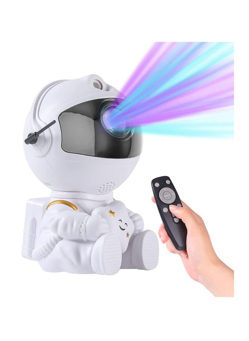 Cool Baby COOLBABY Galaxy Projector Starry Sky Projector Galaxy Lamp Children's Bedroom Ceiling Playroom Decorative Night Light Mini Cute with Remote Control Sky Nebula Aurora Lamp (White)  - Image 2