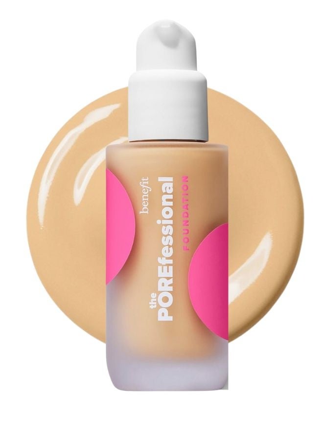Benefit Cosmetics The POREfessional Smoothing & Blurring Foundation with Niacinamide 30ml – Shade 11W Excellence – Light-Medium Warm, Lightweight, Pore-Minimizing, Longwear Foundation - Image 1