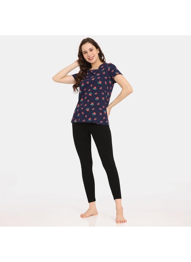 zivame Set of 2 - Zivame Printed T-shirt with Short Sleeves  - Image 2