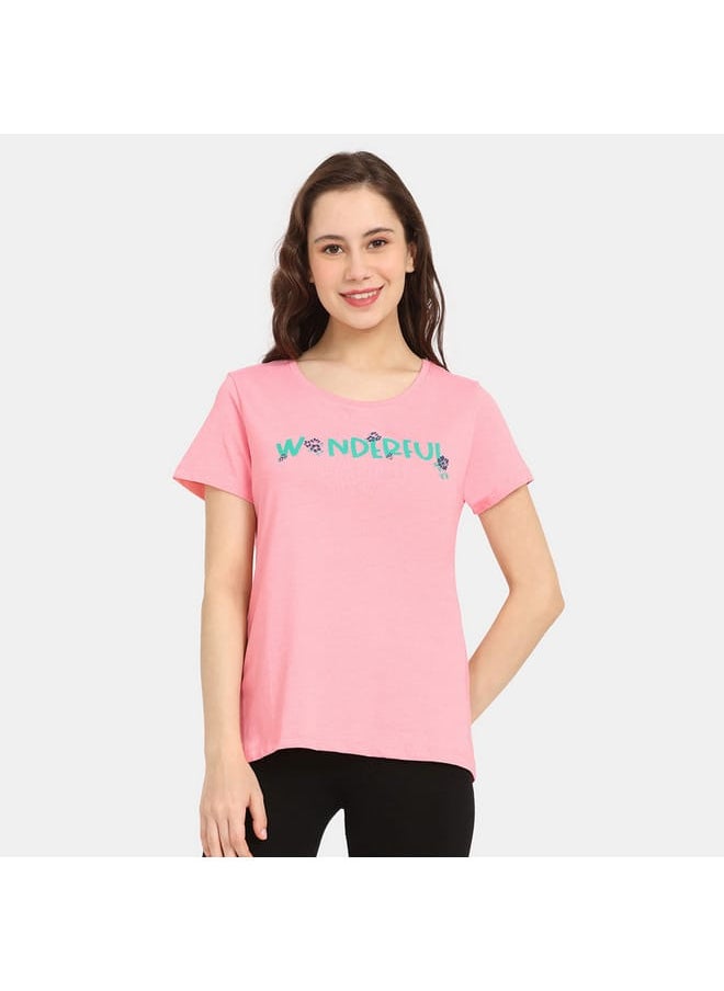 zivame Set of 2 - Zivame Printed T-shirt with Short Sleeves  - Image 4