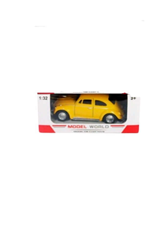 Volkswagen Classic Simulation Pull Back Metal Toy Car