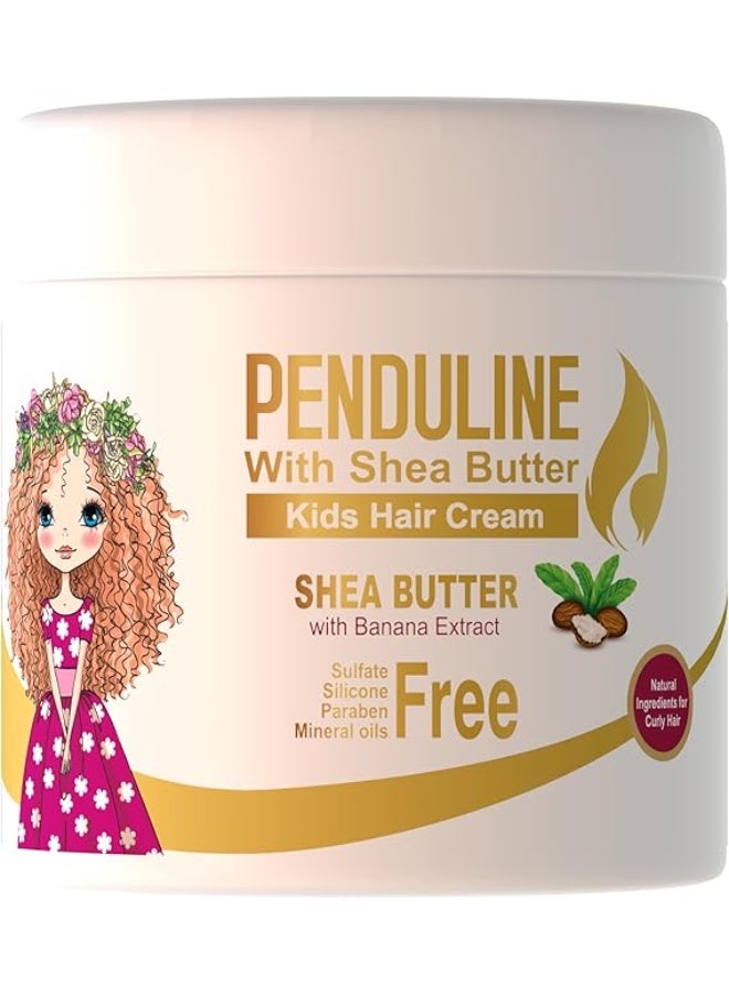 PENDULINE Curly Hair Cream for Kids with Shea Butter 250ml - Image 1