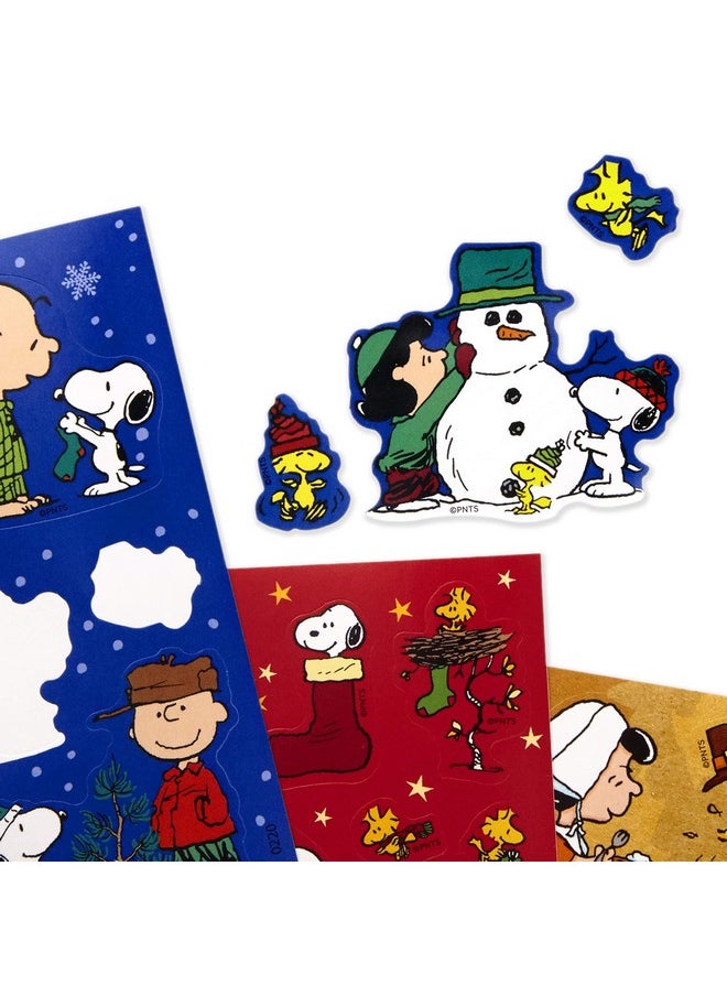 Hallmark - Peanuts Stickers For Kids (Pack Of 237 Stickers 12 Sheetsall Occasion Halloween Valentines Day Holiday) - Image 1