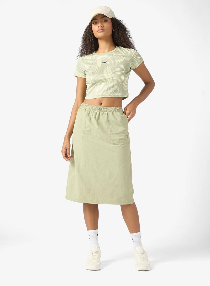 PUMA Her Comfort Woven High-Waist Skirt - Image 4