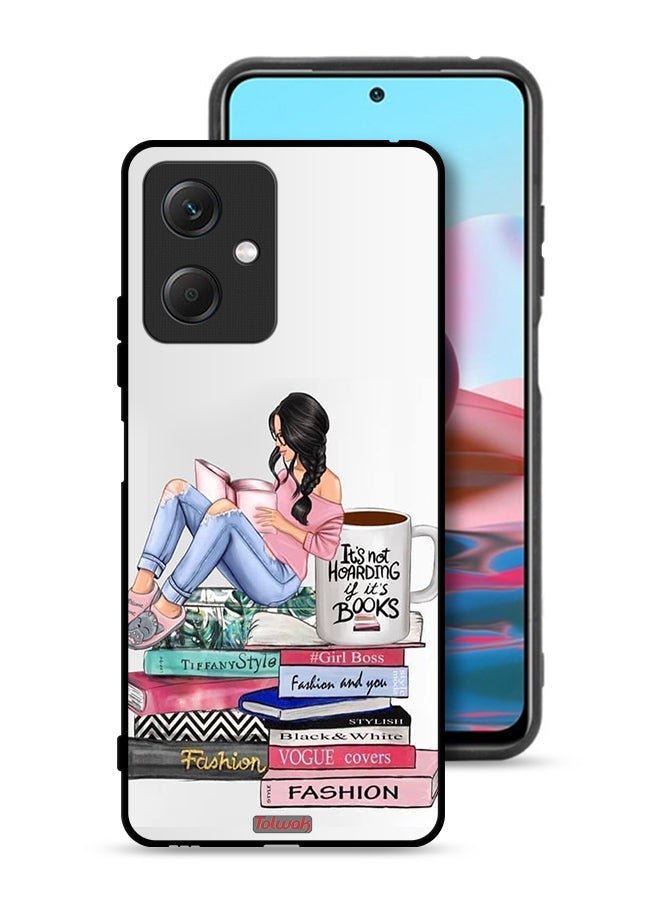 Tolwak غطاء حماية لهاتف Xiaomi Redmi Note 12 للفتيات وكتب الموضة والفن - Image 1