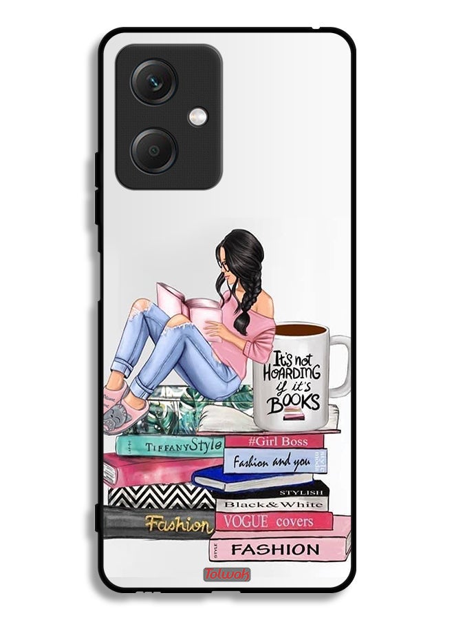Tolwak غطاء حماية لهاتف Xiaomi Redmi Note 12 للفتيات وكتب الموضة والفن - Image 2
