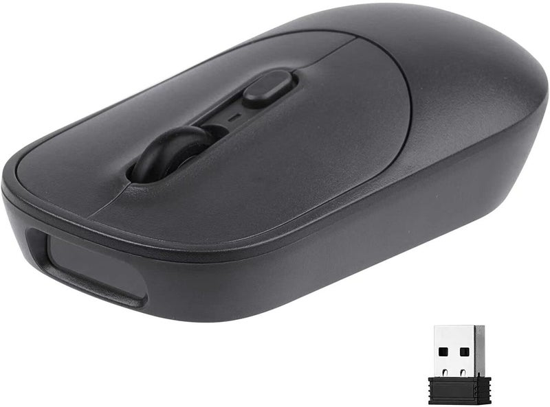 THARO New Wireless Mouse Barcode Scanner, 2-in-1 Design 2D Handheld Barcode Scanner with Wireless Mouse Functions for POS System,Store,Supermarket, Warehouse.(Black) - Image 1