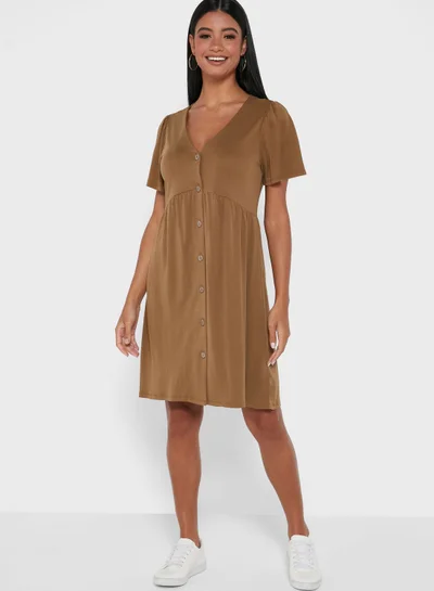Object Button Front Dress