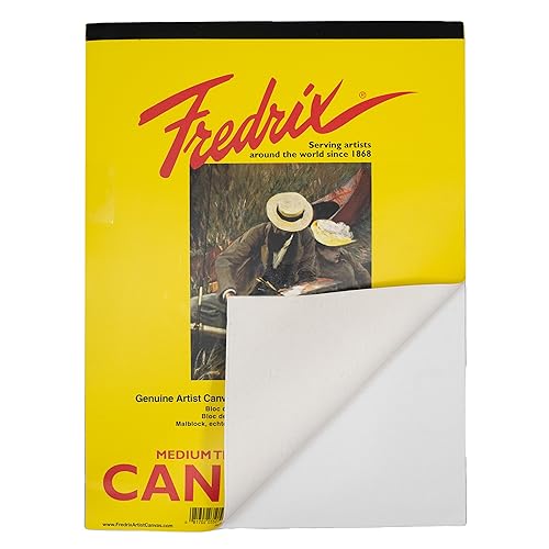 Fredrix Creative Series White Canvas Pad, 18" x 24" - Image 4