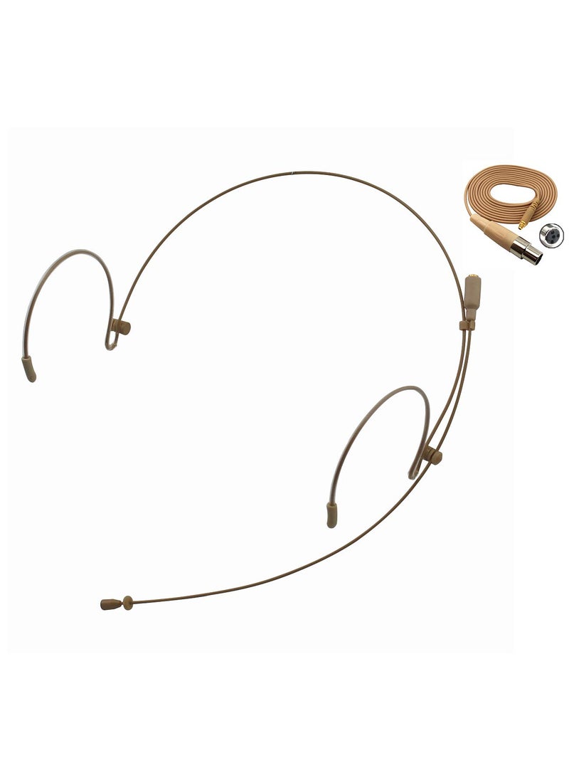 JK J K Professional Headset/Headworn Microphone MIC-J 071S Compatible with Shure Wireless System - TA4F Microdot Detachable Cable  - Image 1