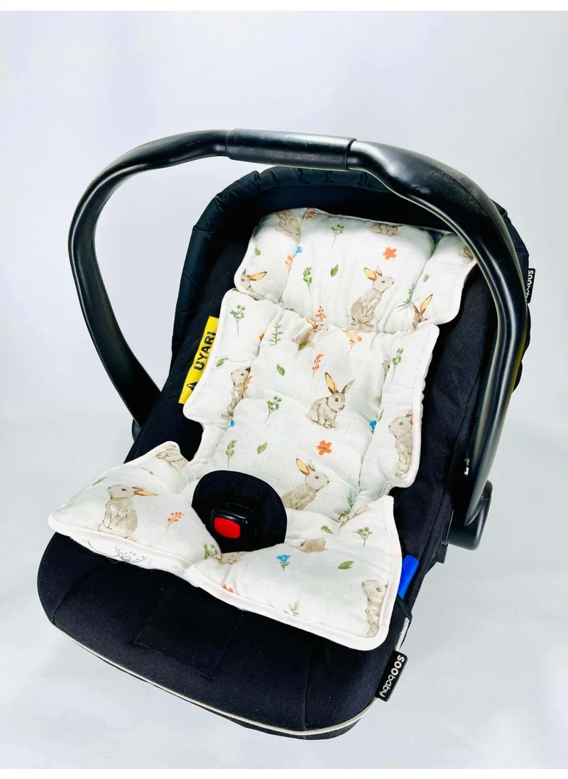 juniperus Muslin Stroller Cover and Infant Carrier Cushion