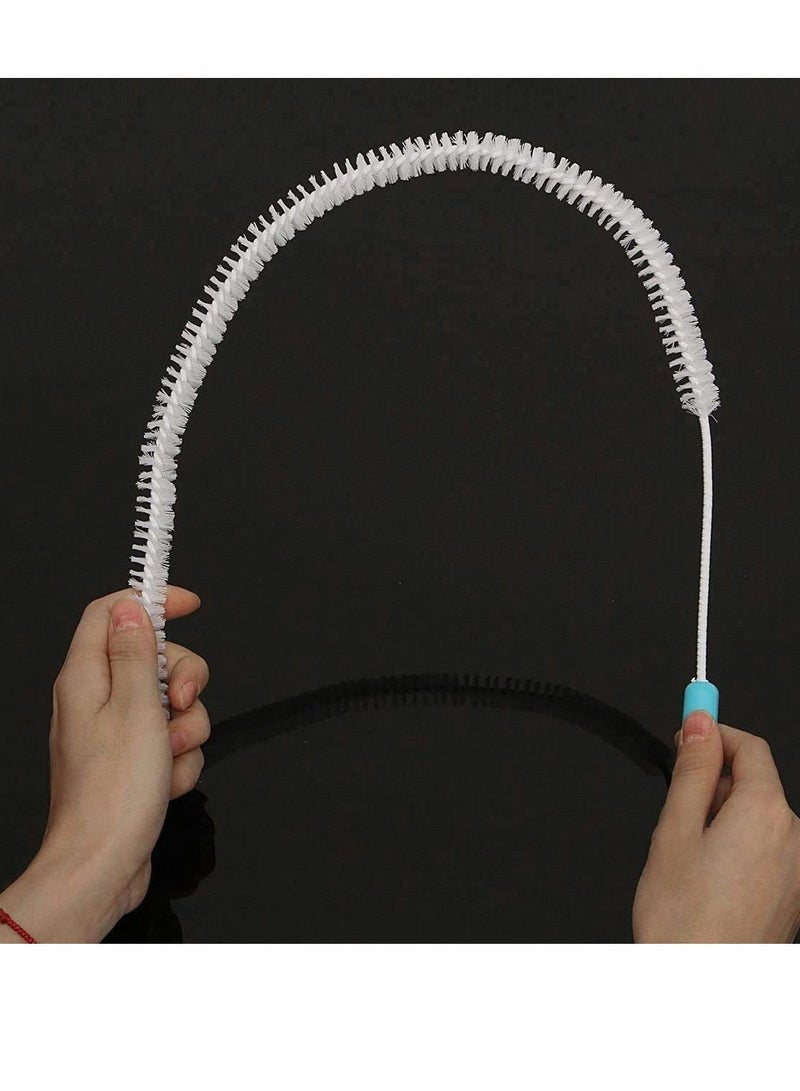 Y&D Drain Brush, SYOSI, Snake Sink Brush Clog Cleaning for a Drain, 2pcs 28 inches (71cm)  - Image 4