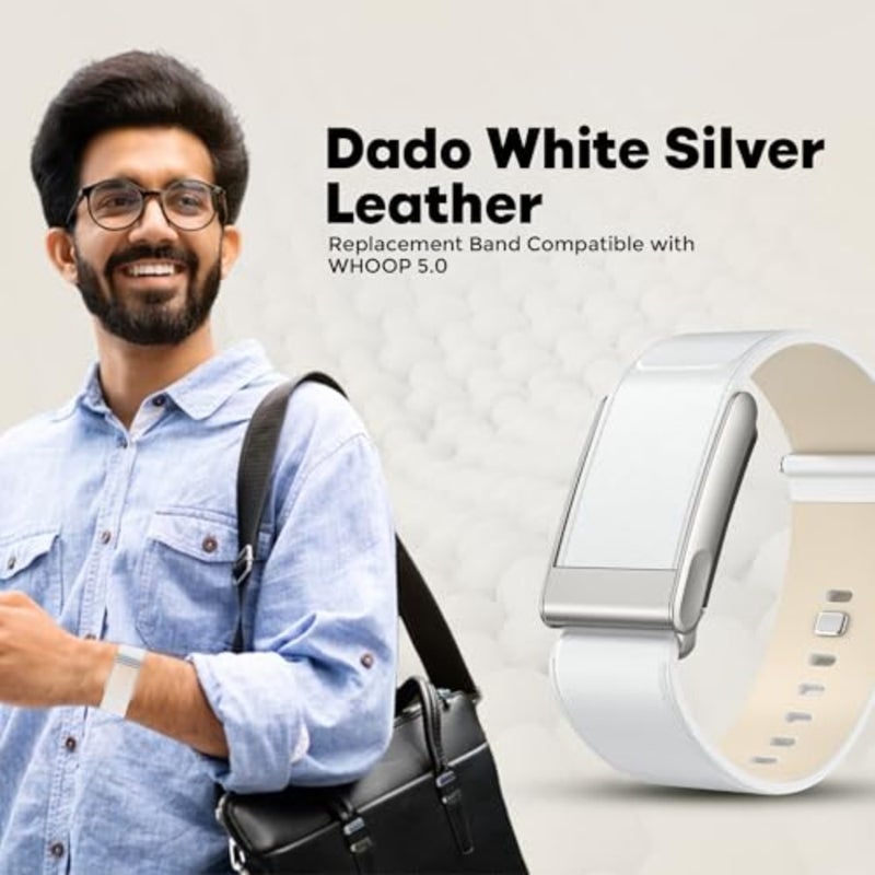 حزام بديل من الجلد المدبب Dado Luxe متوافق مع WHOOP 5.0 وOne وPeak وLife Fitness Tracker متين ومريح وليس للجيل الرابع من Whoop - Image 4