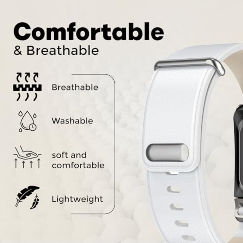 حزام بديل من الجلد المدبب Dado Luxe متوافق مع WHOOP 5.0 وOne وPeak وLife Fitness Tracker متين ومريح وليس للجيل الرابع من Whoop - Image 2
